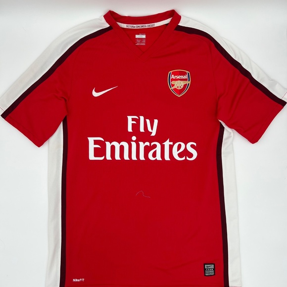 Vela #12 Arsenal 2008/2009/2010 Home ORIGINAL Nike VTG Soccer Jersey (M) - Picture 3 of 9